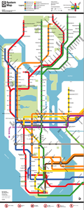 DC-style NYC Subway Map Poster