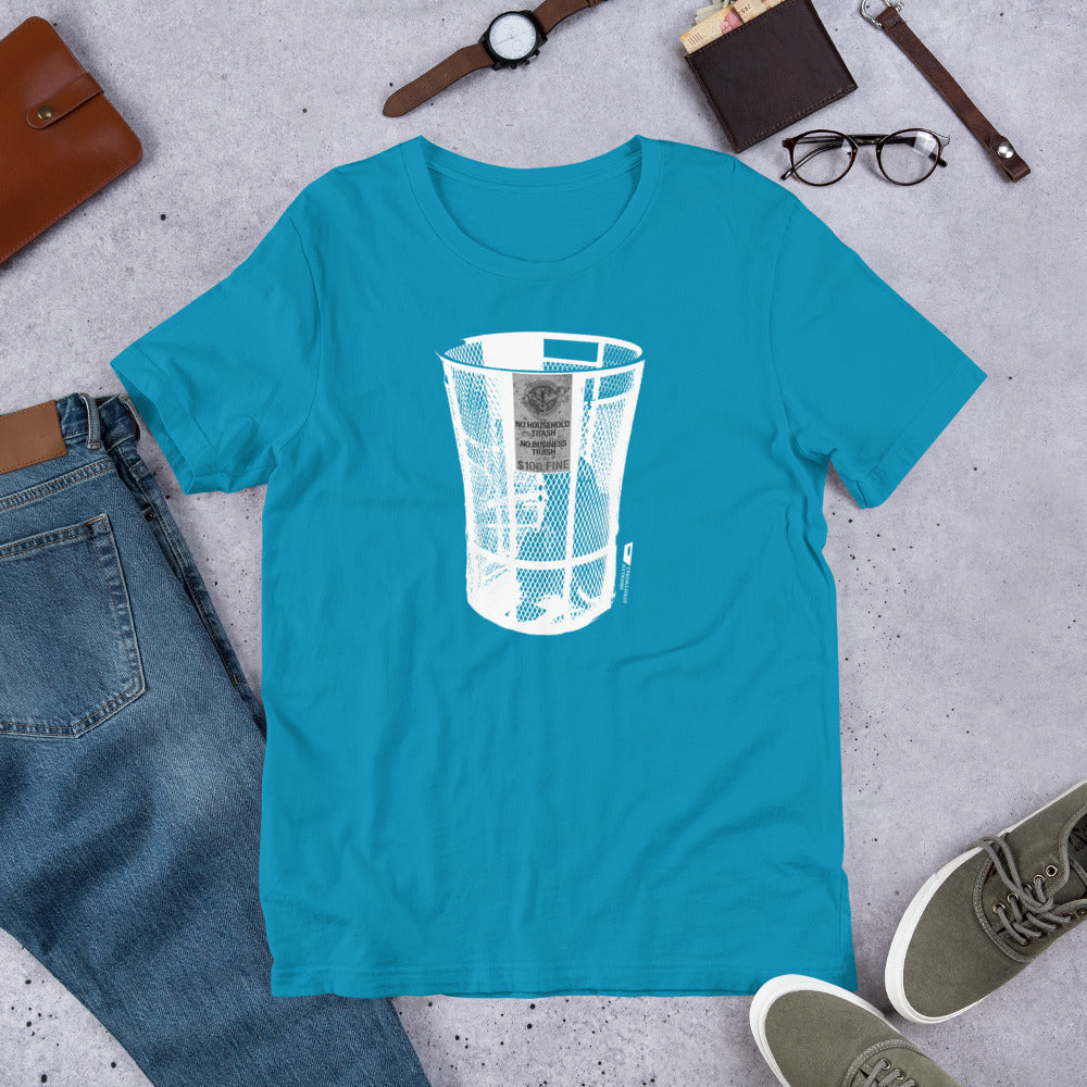 NYC Trashcan Lightweight Unisex Tee