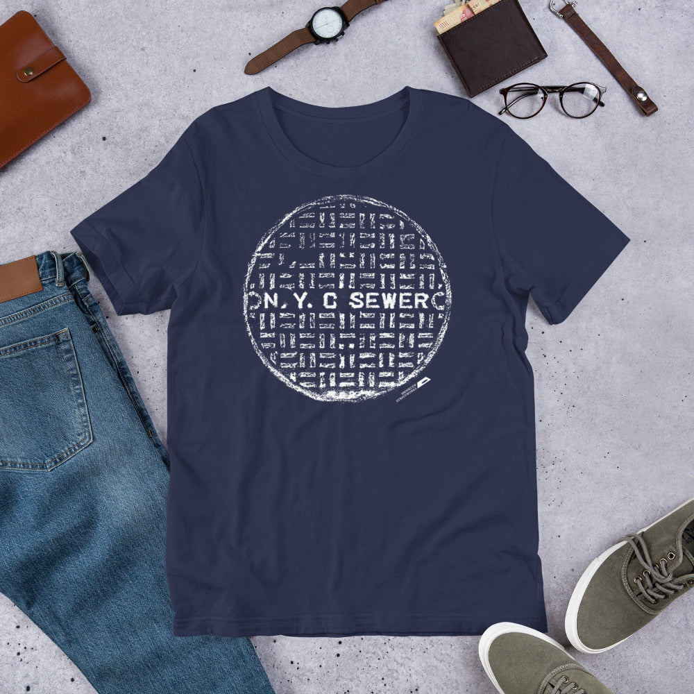 NYC Sewer Manhole Cover Tee