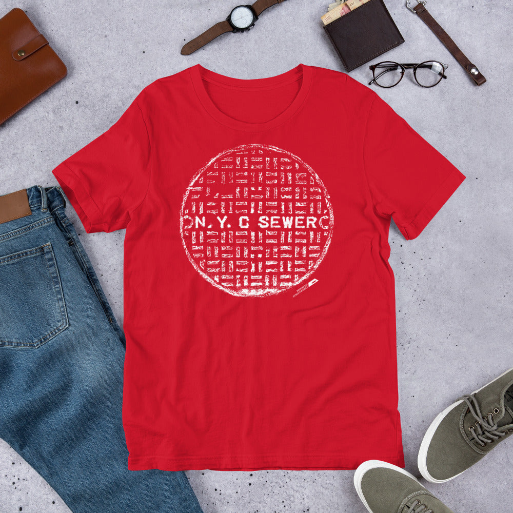 NYC Sewer Manhole Cover Tee