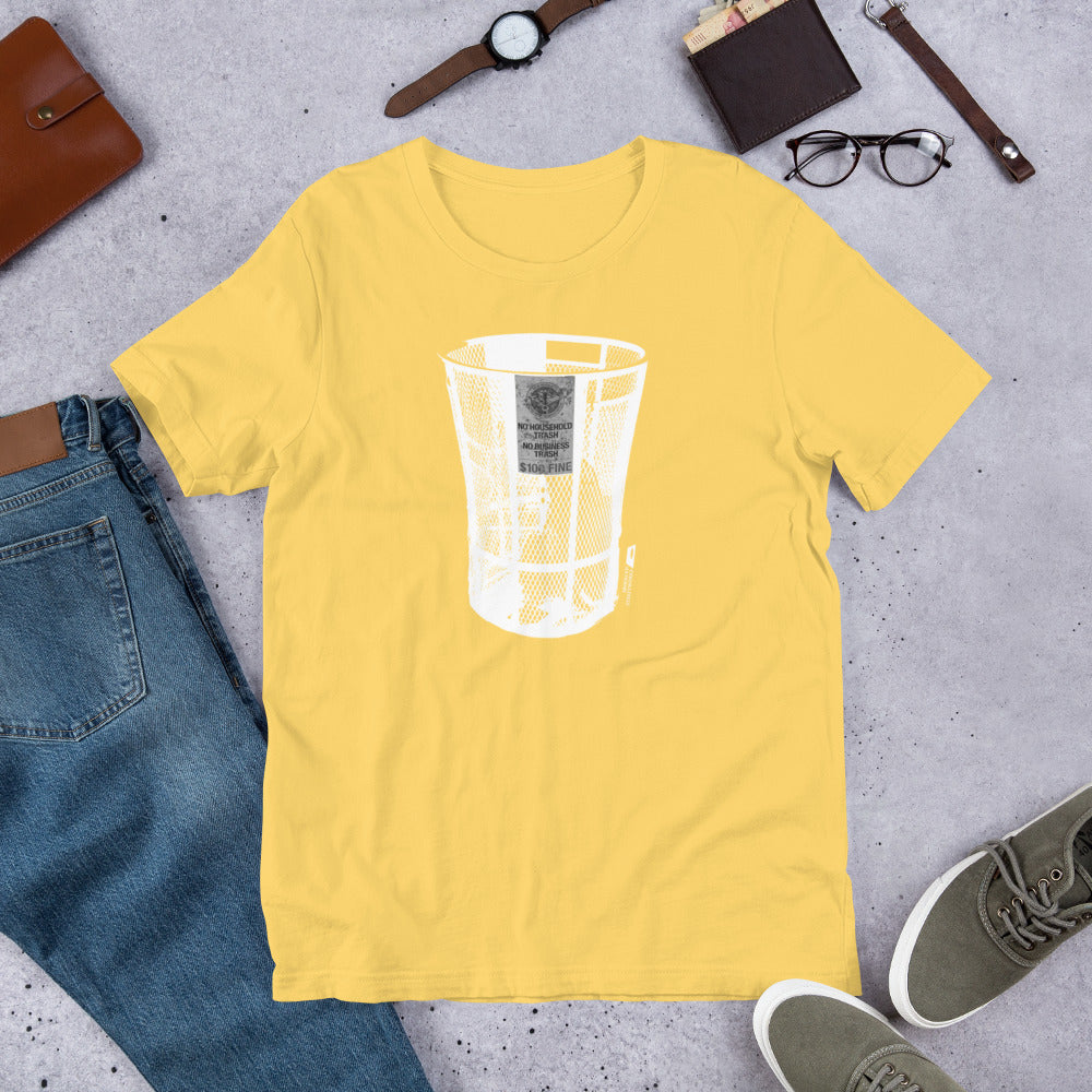 NYC Trashcan Lightweight Unisex Tee