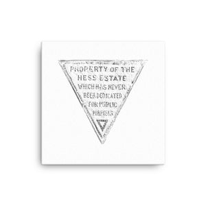 Hess Triangle Canvas Print